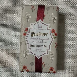 Vila Cardillium Wild Poppy Scented Soap with Oatmeal Exfoliant 1 Bar
